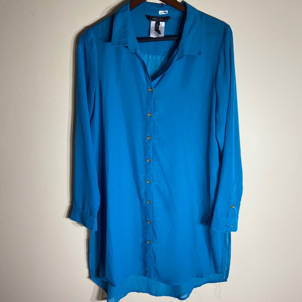 BCBG long blouse/tunic flowy